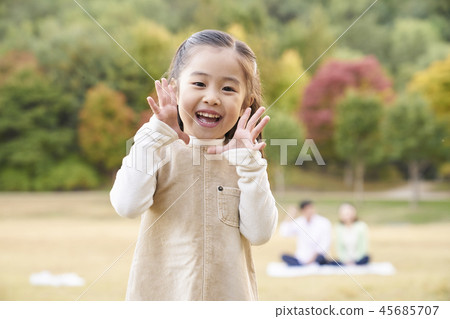 Family, Dad, Mom, Daughter, Korean Family, Dad, Mom, Daughter, Korean 45685707