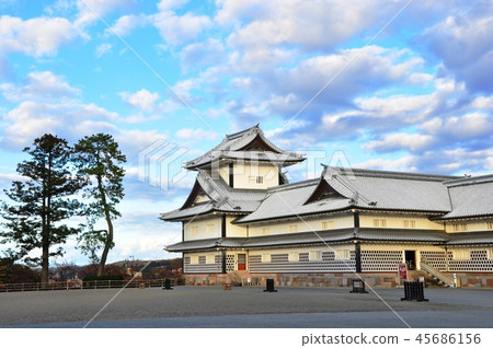 金澤城堡公園久喜塔和天空 45686156