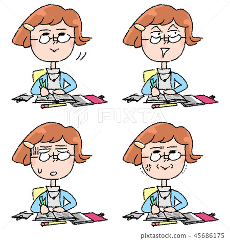 The look of a woman who takes notes 45686175