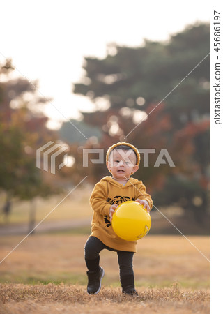 Children, Laughter, Olympic Park, Outdoors, Child, Boy Children, Laughter, Olympic Park, Outdoors, Child, Boy 45686197