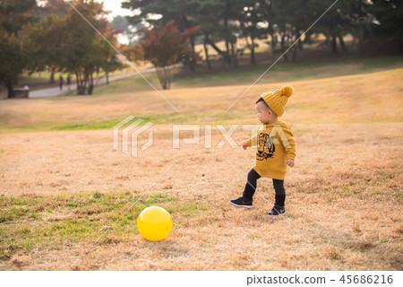 Children, Laughter, Olympic Park, Outdoors, Child, Boy 45686216