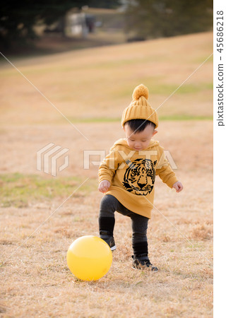 Children, Laughter, Olympic Park, Outdoors, Child, Boy 45686218