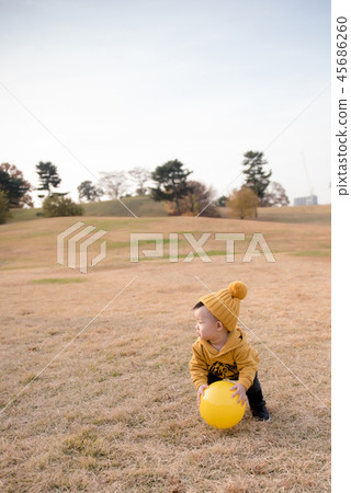 Children, Laughter, Olympic Park, Outdoors, Child, Boy Children, Laughter, Olympic Park, Outdoors, Child, Boy 45686260