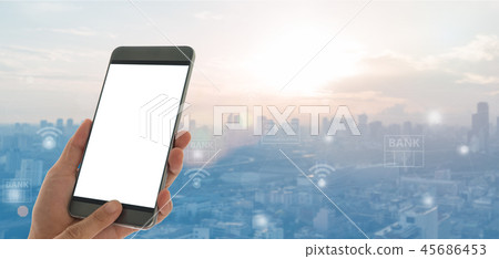 using smart phone using smart phone 45686453