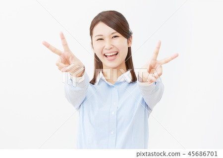 Woman business piece Woman business piece 45686701
