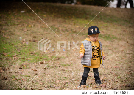 Children, Autumn, Olympic Park, Outdoors, Child, Boy 45686833