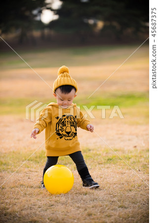 Children, Autumn, Olympic Park, Outdoors, Child, Boy 45687375