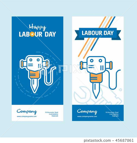 Happy Labour day design vintage theme Happy Labour day design vintage theme 45687861