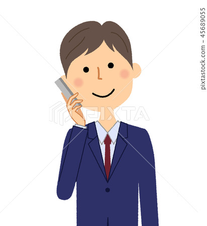 Businessman phone 45689055