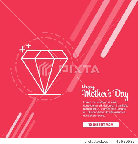Happy Mother's Day Calligraphy Background 45689683