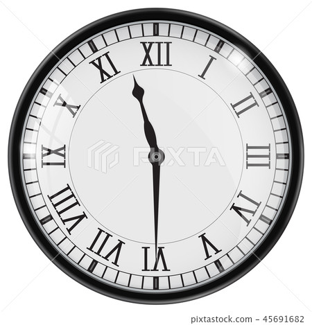 Clock with roman numerals 45691682