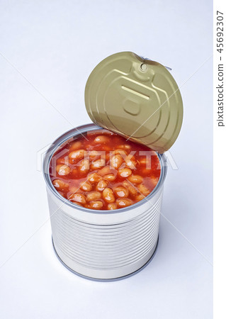 Beans, canned foods, baked bread 45692307