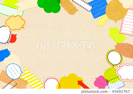 Texture sticky note background - Stock Illustration [45692767] - PIXTA