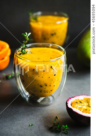 Mango,Orange with Passion fruit Smoothie 45695094