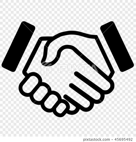 Handshake icon hi-res stock photography and images - Alamy