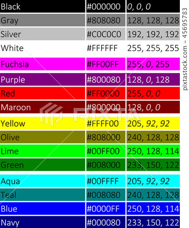 Primary colors-插圖素材 [45695783] - PIXTA圖庫