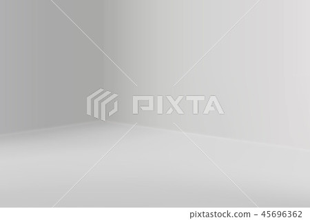 Empty show room with square corner Empty show room with square corner 45696362