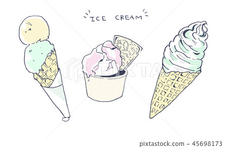 冰淇淋 冰淇淋 45698173