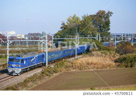 Sleeping Limited Express Hokutosei (EF 510 + 24 series) Tohoku Main Line: Shiraoka-Shin Shiraoka Sleeping Limited Express Hokutosei (EF 510 + 24 series) Tohoku Main Line: Shiraoka-Shin Shiraoka 45700611