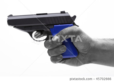 gun on the white background 45702666