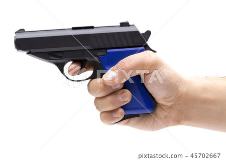 gun on the white background 45702667