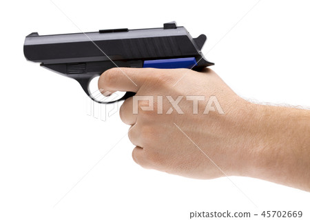 gun on the white background 45702669