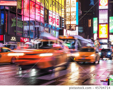 紐約時代廣場夜景 45704714
