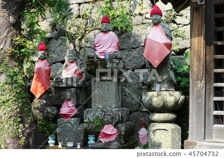 Buddhist sculptures at Japanese temple and shrine Buddhist sculptures at Japanese temple and shrine 45704732