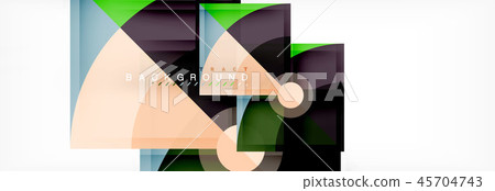 Trendy circles composition geometric background Trendy circles composition geometric background 45704743