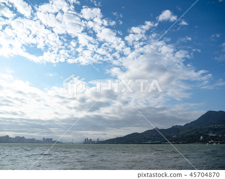 River landscape of Taipei River landscape of Taipei 45704870