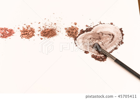 eye shadows, beauty, make up brush, texture 45705411