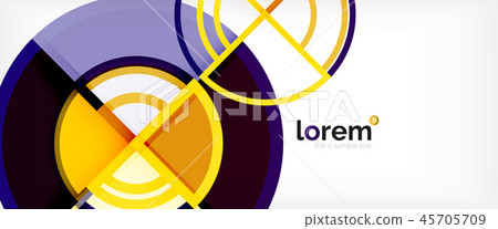 Modern geometric abstract background 45705709