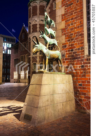 Bremen Town Musicians statue, Germany Bremen Town Musicians statue, Germany 45705887