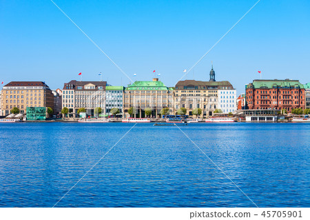 Hamburg city centre view, Germany 45705901