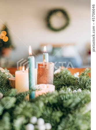 festive decorations inside room Christmas garland festive decorations inside room Christmas garland 45706646