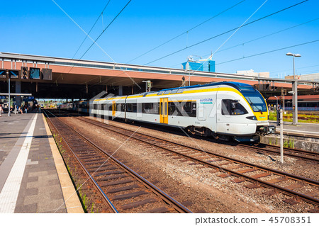 Train at Dusseldorf Railway Station Train at Dusseldorf Railway Station 45708351