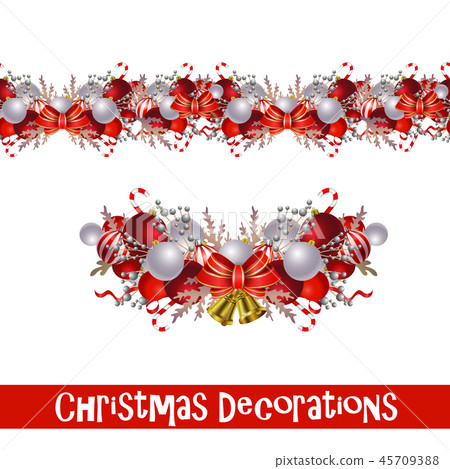 Vector Christmas Border Vector Christmas Border 45709388