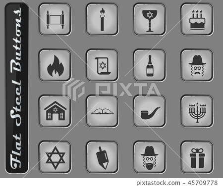Hanukkah simply icons Hanukkah simply icons 45709778