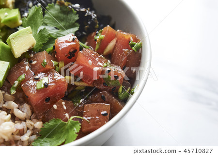 ahi poke bowl ahi poke bowl 45710827
