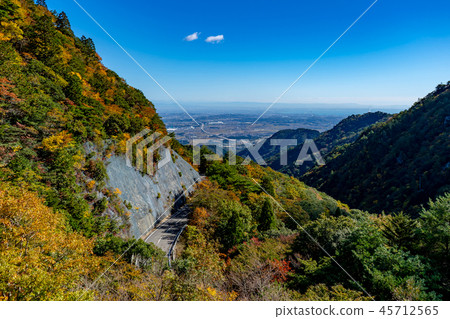 Autumn leaves of Mie Prefecture Gozaisho Takeda Suzuka Skyline 45712565