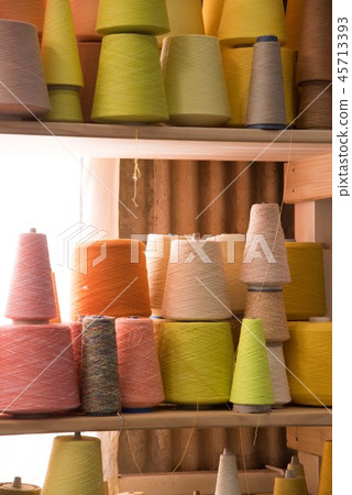 Textile raw silk image 45713393