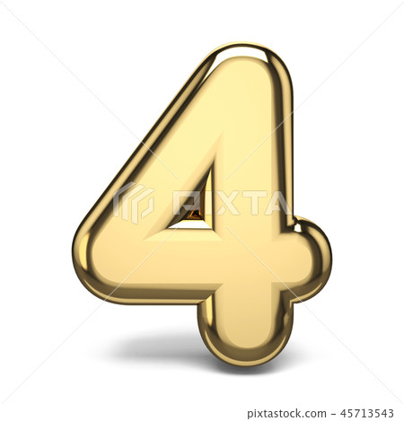 Golden number 4 FOUR 3D Golden number 4 FOUR 3D 45713543