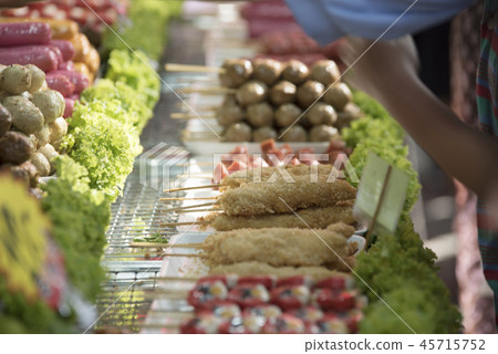 Fried Meatball shop 45715752
