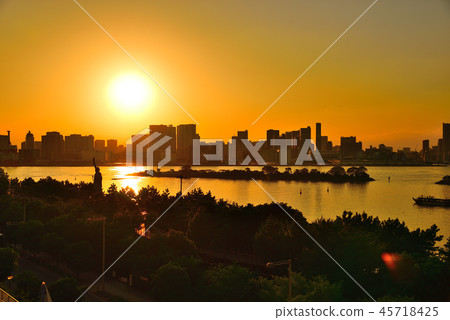 Odaiba日落視圖 45718425