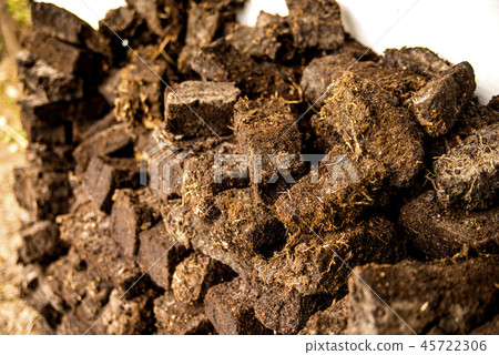 peat, closeup of a stock 45722306