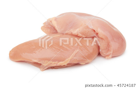 Raw chicken fillet 45724187