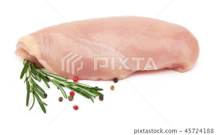 Raw chicken fillets 45724188