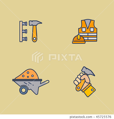 Labour day company logo with light 45725576