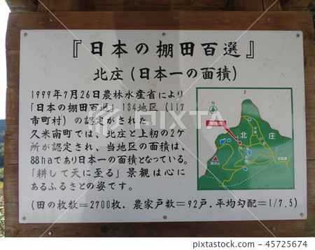 水稻梯田 水稻梯田 45725674