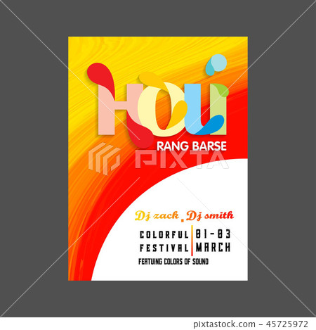 Happy Holi Festival. The Festival of 45725972